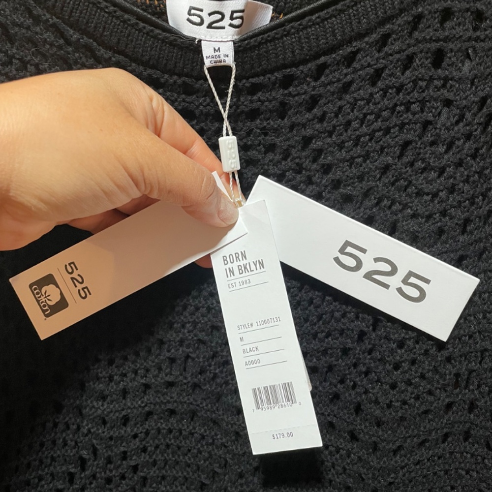 525 America Crochet Lined Dress NWT Medium - Picture 2 of 5